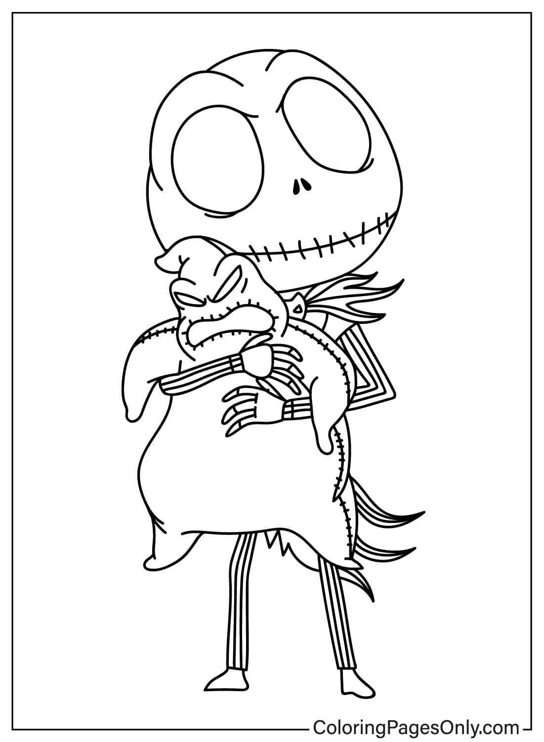 Jack Skellington Coloring Sheets Molon Printable Jack Skellington Coloring Sheets Molon Printable