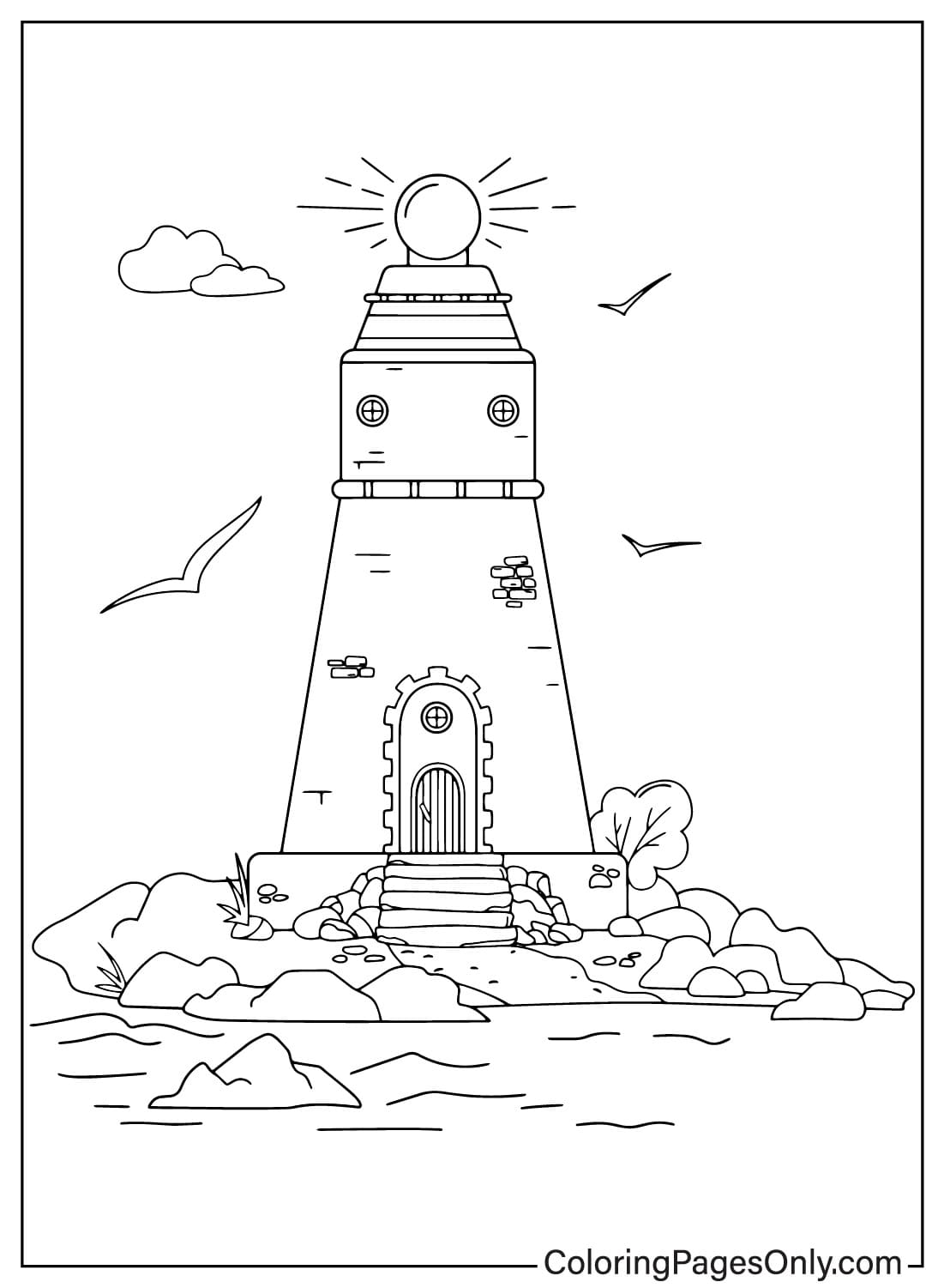 Lighthouse 为学龄前儿童提供的灯塔彩页