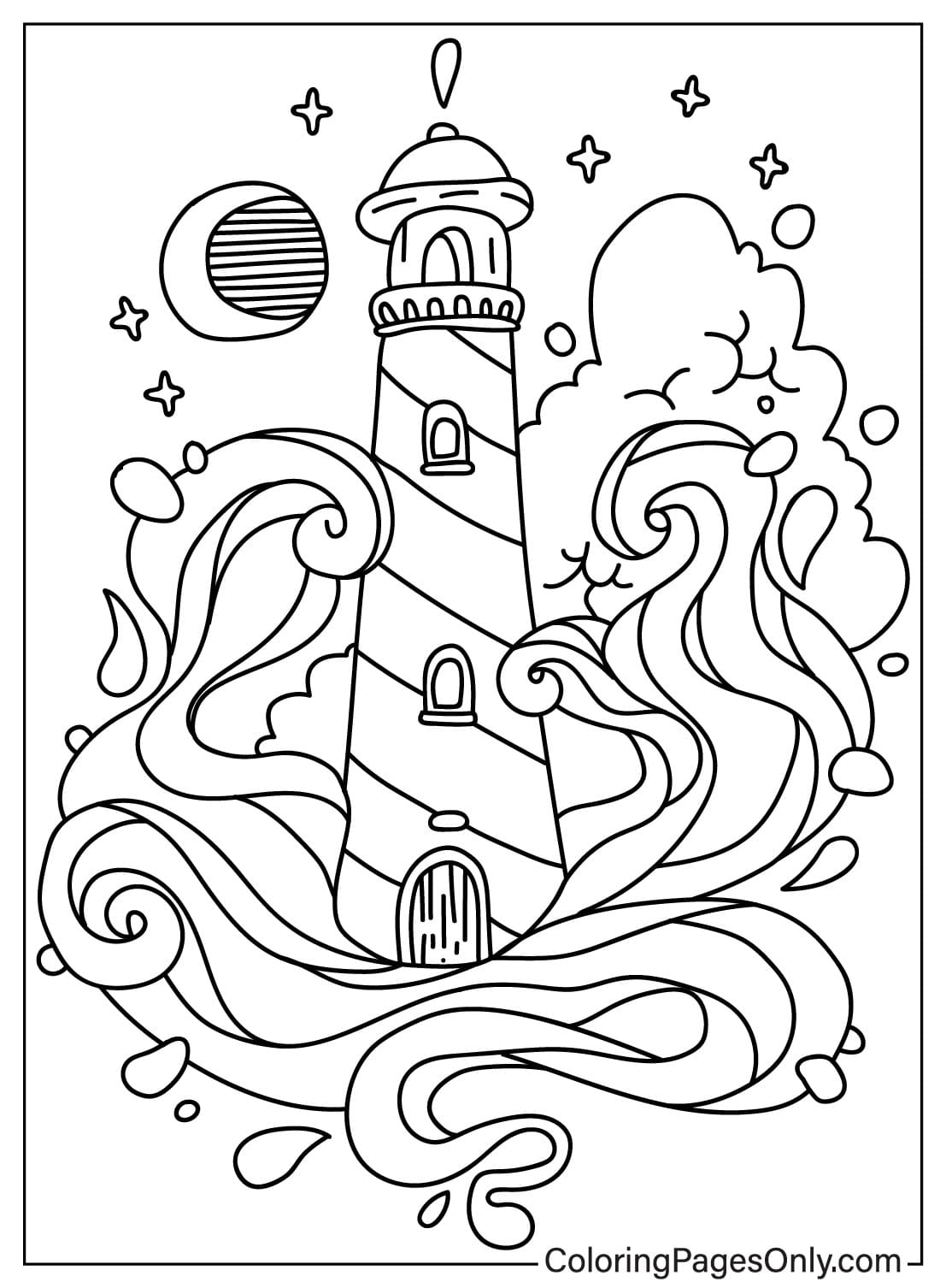 Раскраска Маяк от Lighthouse