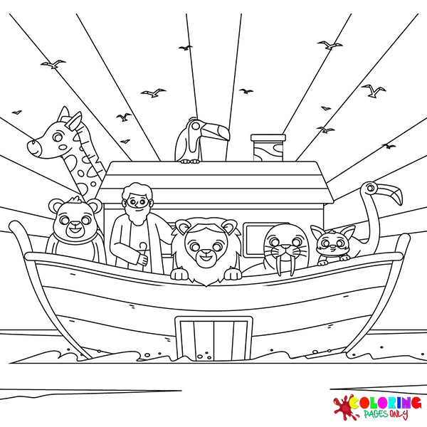 Noah’s Ark Coloring Pages