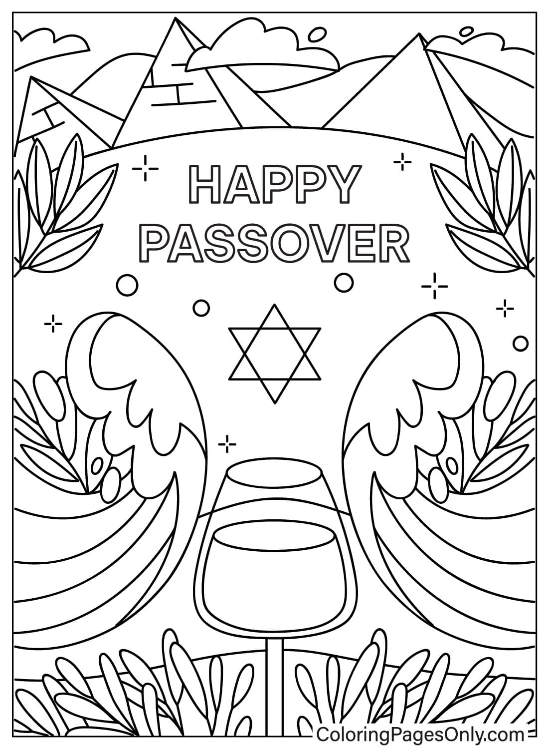 Passover Coloring Book from Passover