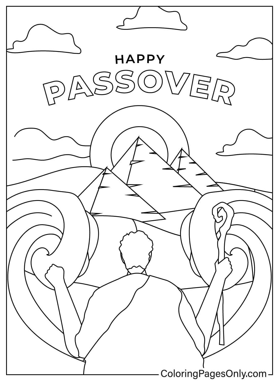 Passover Vectors Coloring Pages from Passover