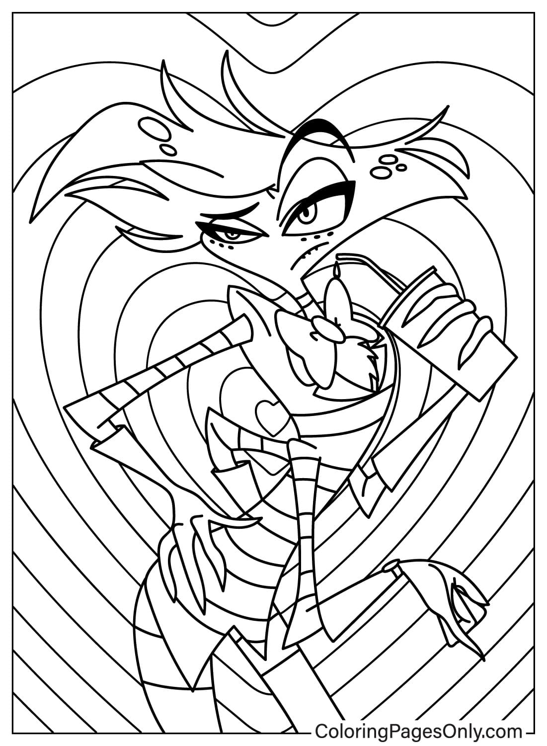 Pictures Angel Dust Coloring Page from Angel Dust