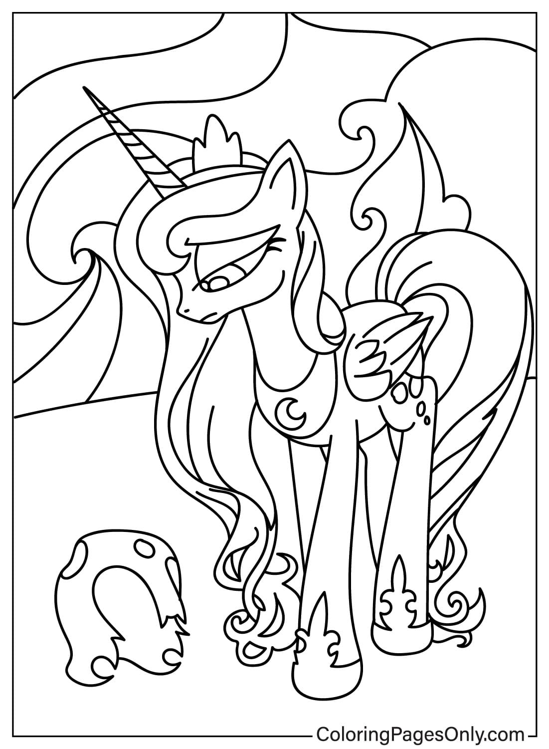 Immagini Principessa Luna Pagina da colorare di Principessa Luna