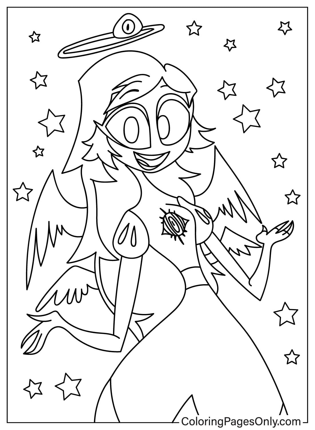 Print Emily Coloring Page from Emily