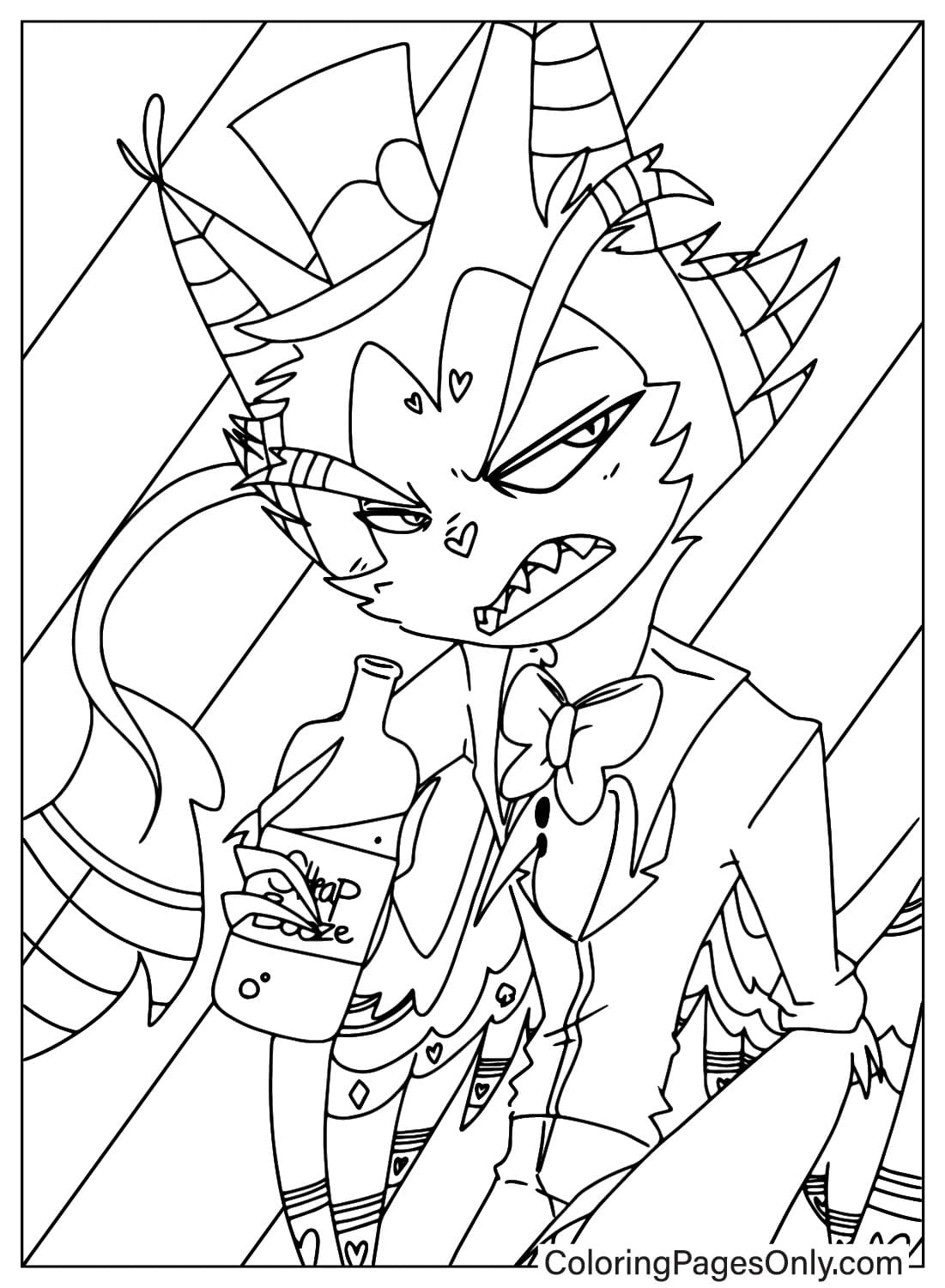 Print Husk Coloring Page from Husk