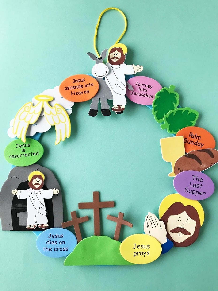 Coloriages religieux de Pâques Craft2