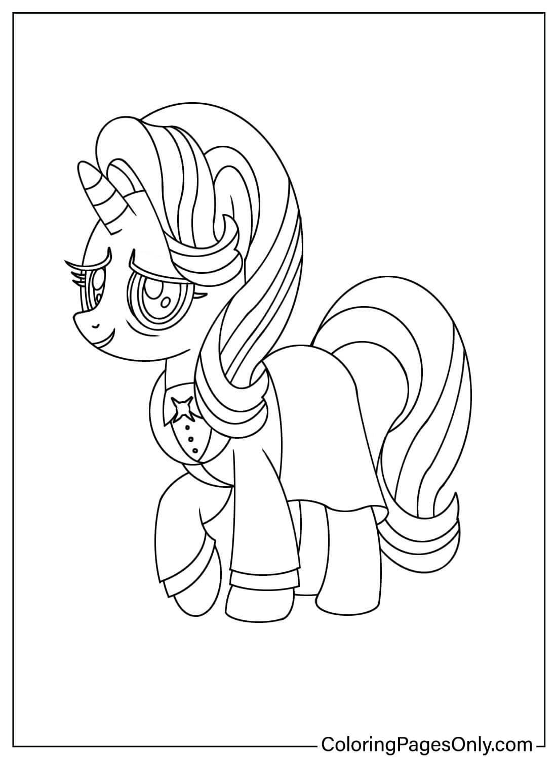 Starlight Glimmer Coloring Page Printable from Starlight Glimmer