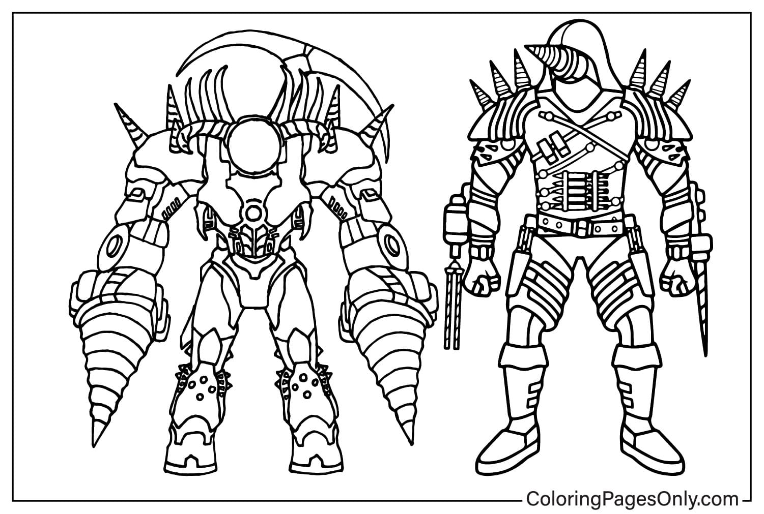 Coloriage Titan Drill Man amélioré, Coloriage Titan Drillman de Titan Drill Man amélioré