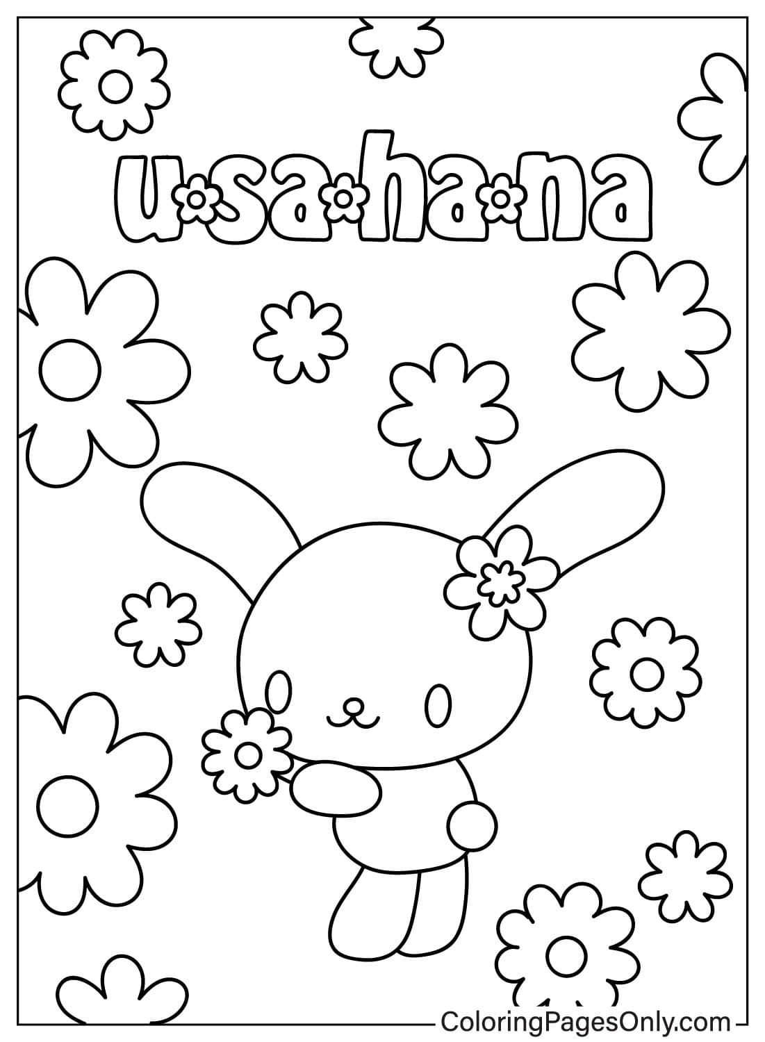 Usahana Coloring Sheet from Usahana