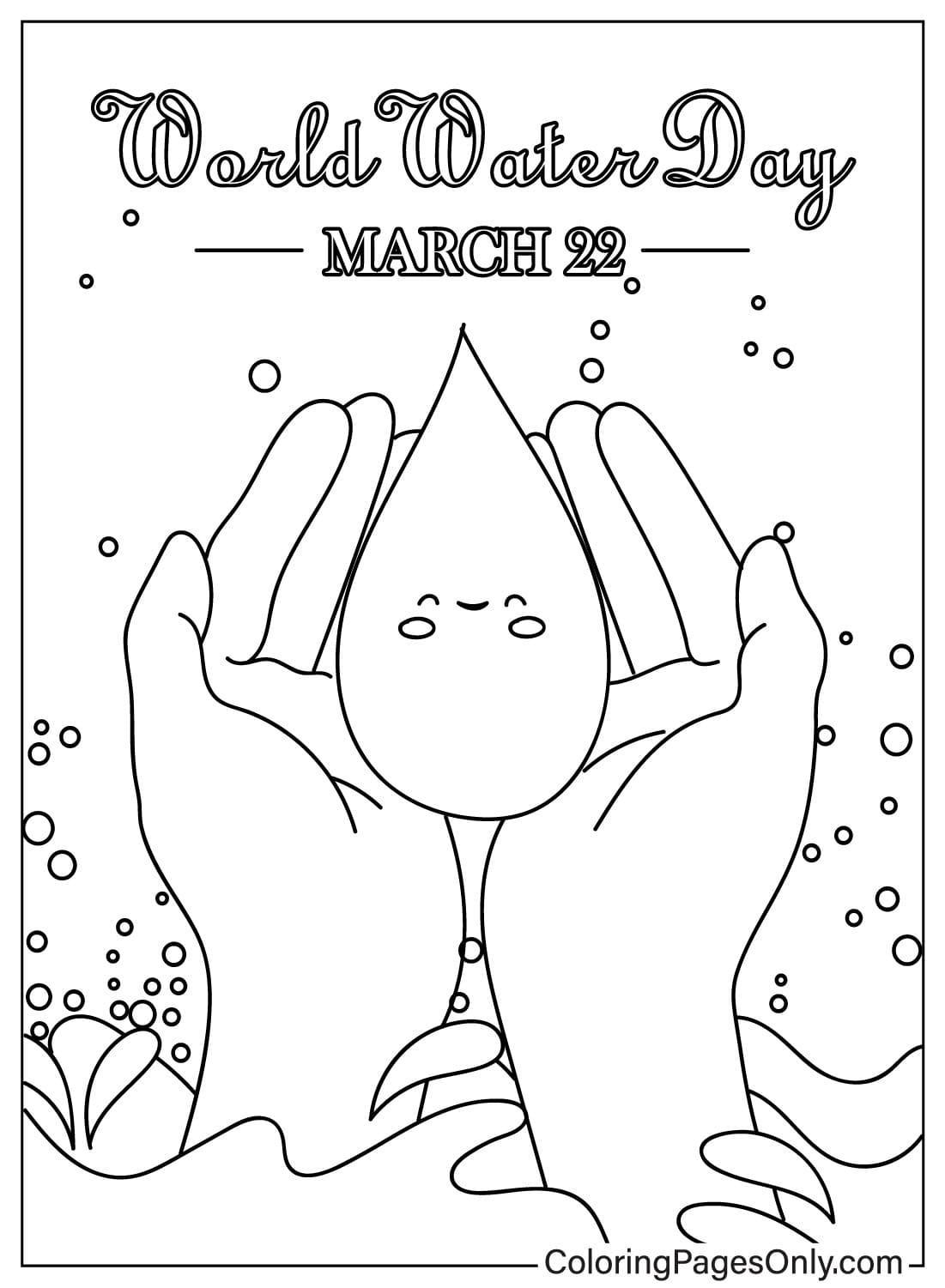 World Water Day to Color from World Water Day