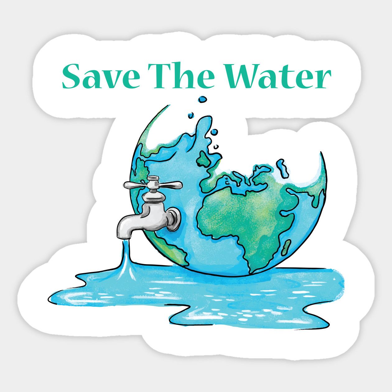 صفحات تلوين يوم المياه العالمي 6