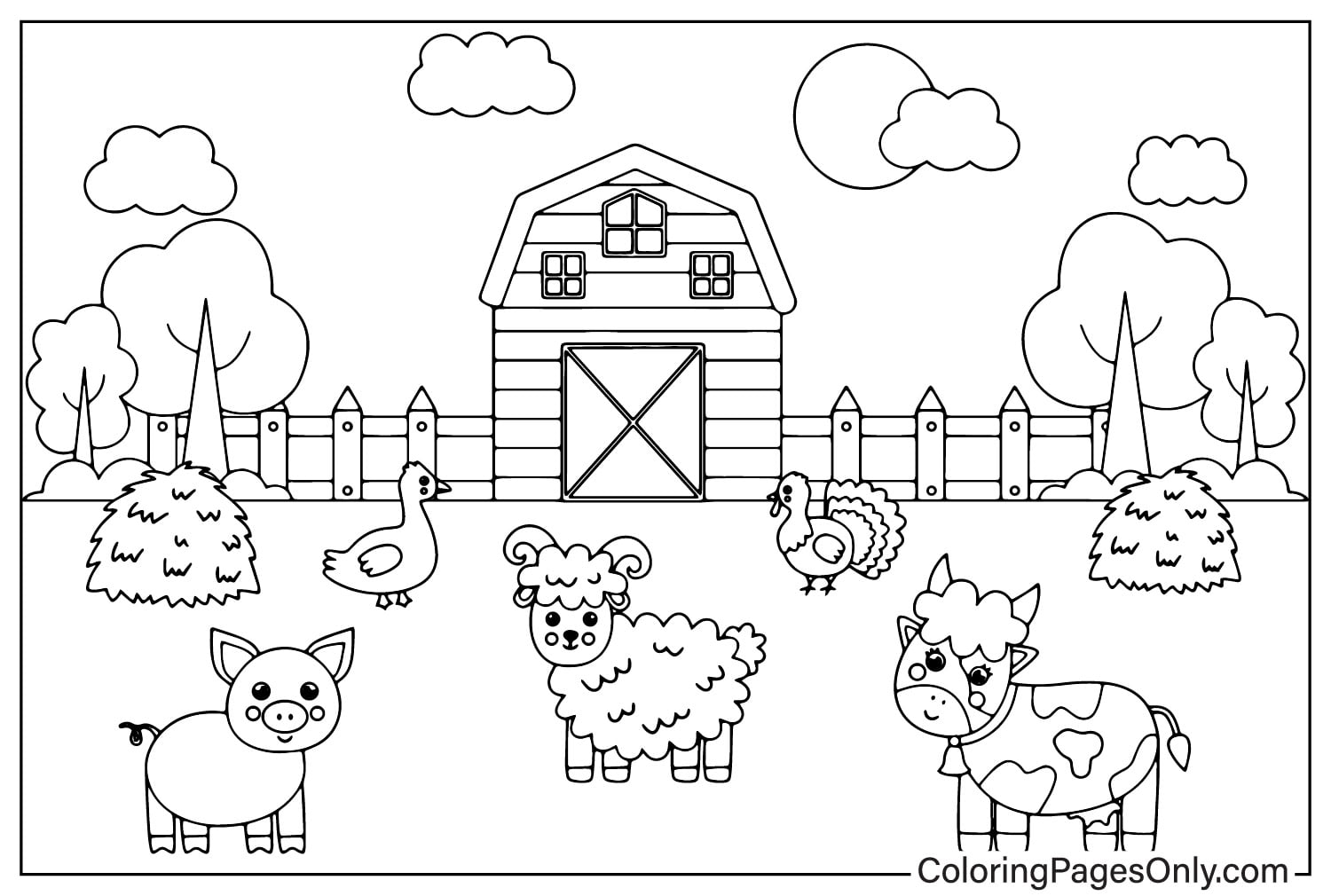 Animal Farm - Free Printable Coloring Pages