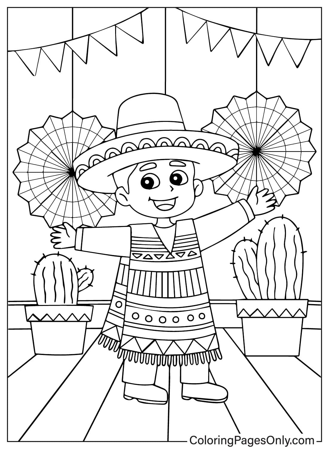 Cinco De Mayo Mexikanischer Junge aus Cinco De Mayo