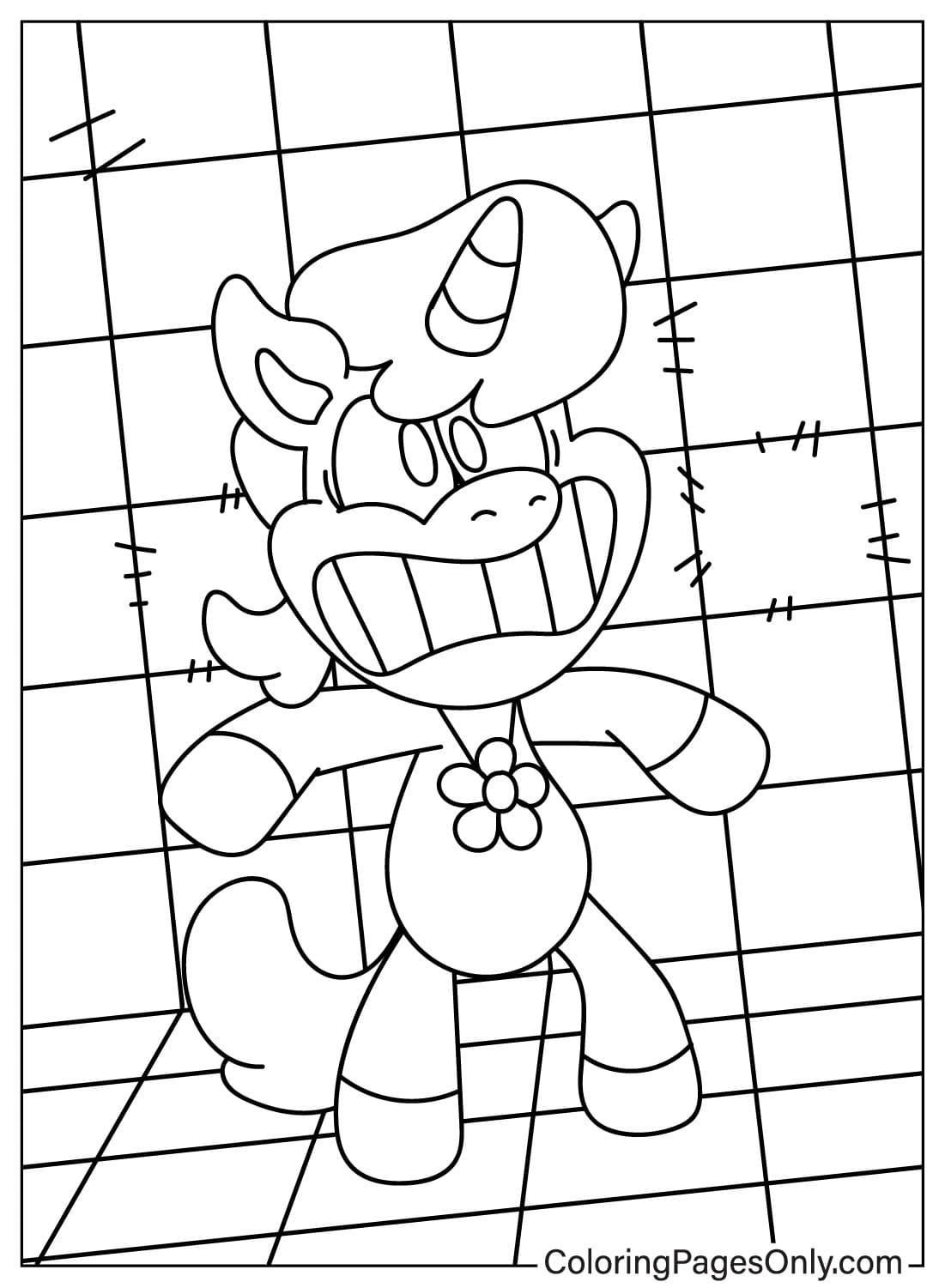 CraftyCorn Scared Coloring Page from CraftyCorn