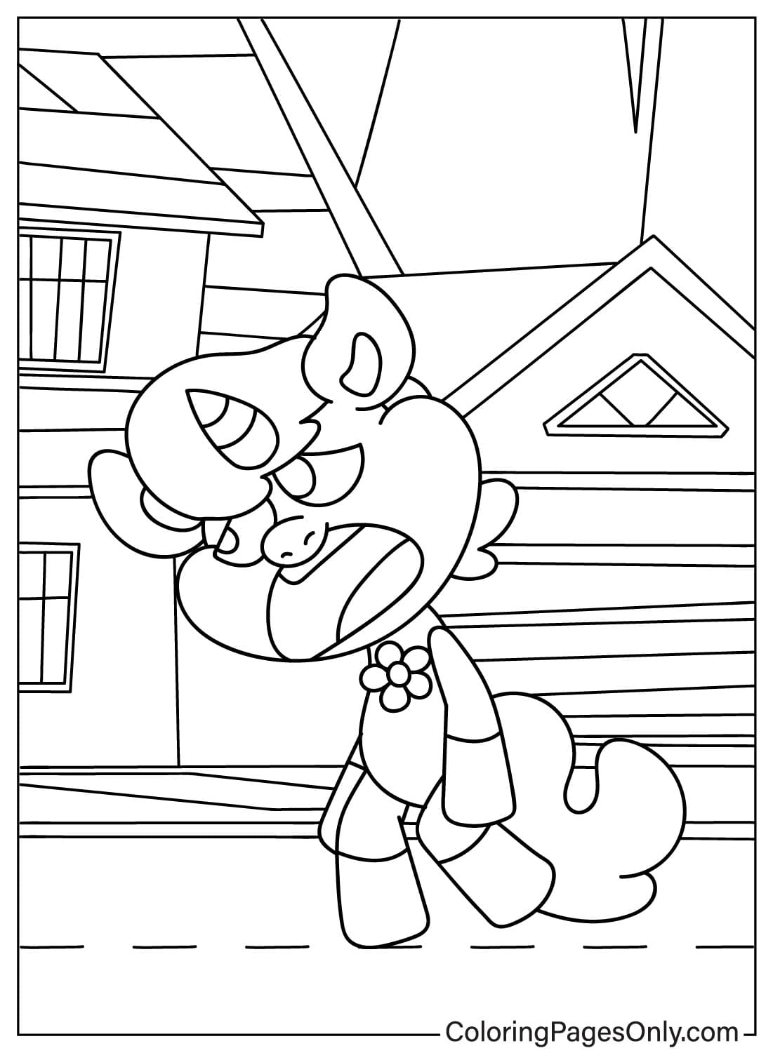 CraftyCorn Tired Coloring Page from CraftyCorn