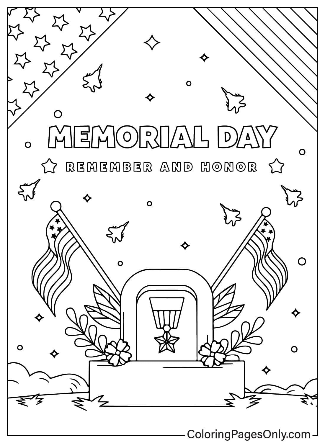 Memorial Day tekenen van Memorial Day