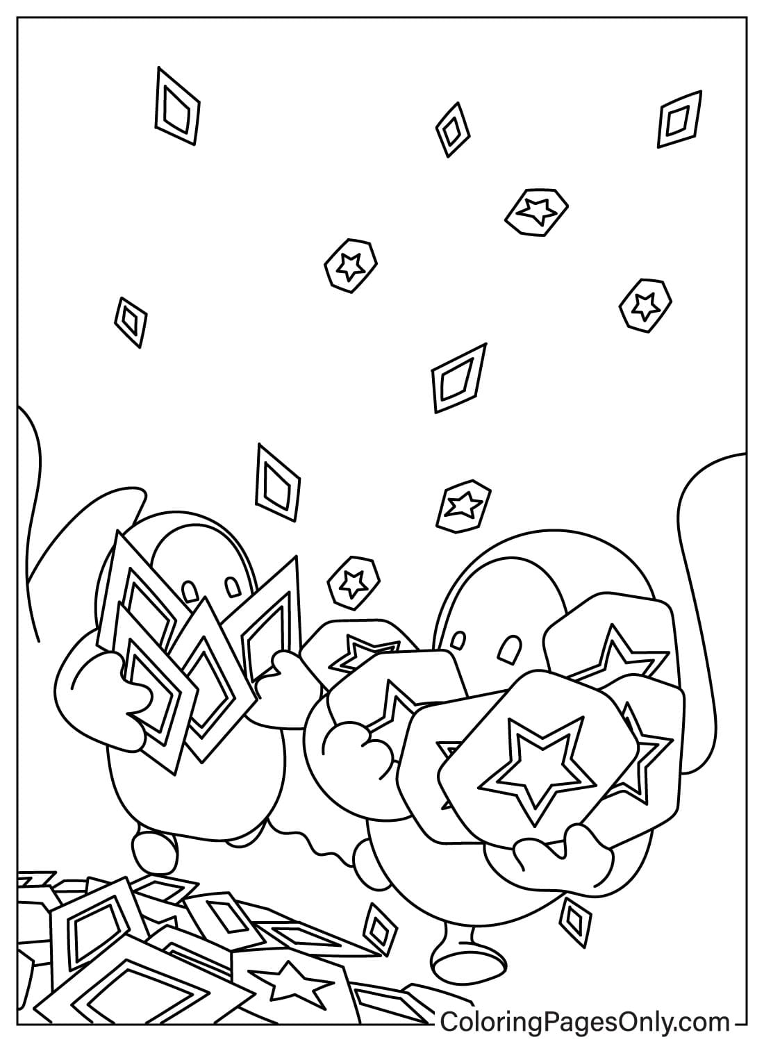Fall Guys Free Printable Coloring Pages