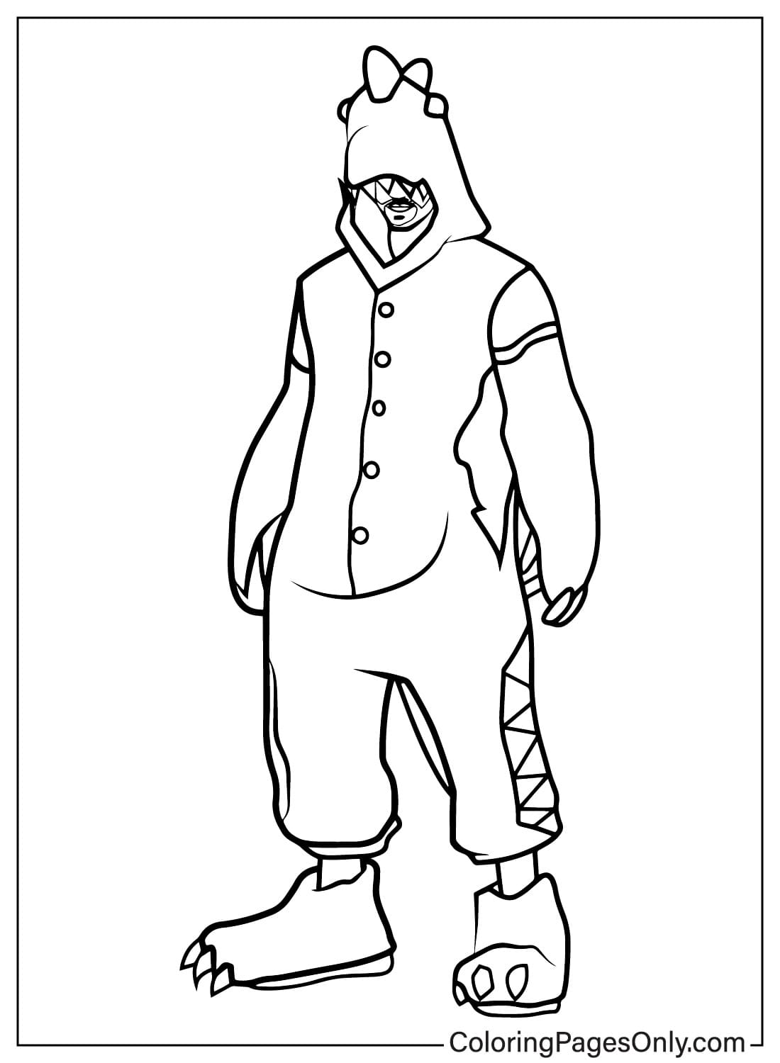 Free Fire Dino Angelic Character Easy Free Printable Coloring Pages