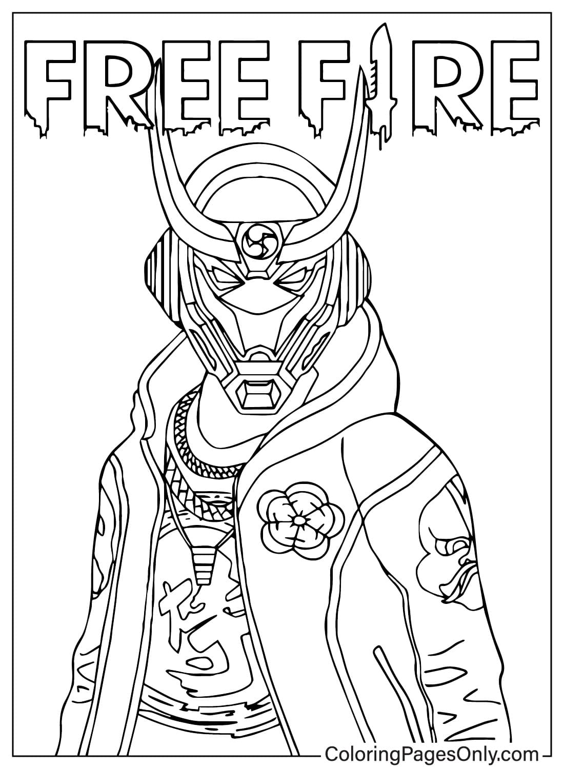 Free Fire Mr Fiery Free Printable Coloring Pages Free Fire Mr Fiery Free Printable Coloring Pages