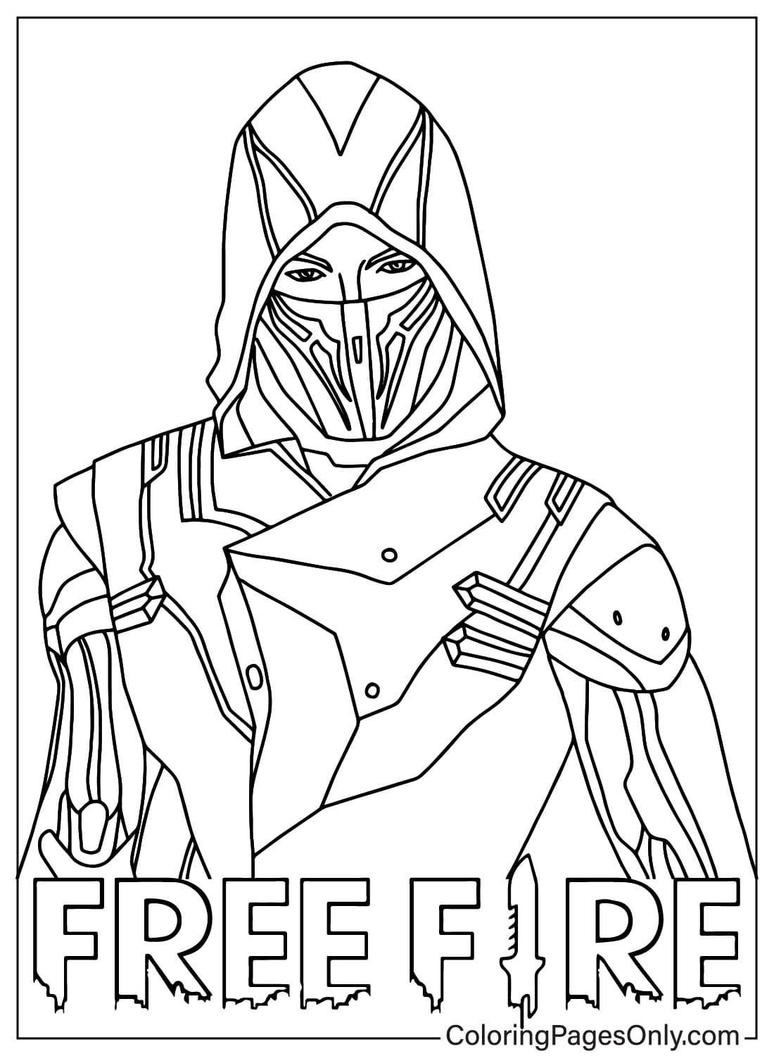 Free Fire Skin Free Printable Coloring Pages