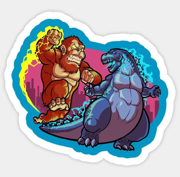 Godzilla x Kong The New Empire Coloring pages craft 1