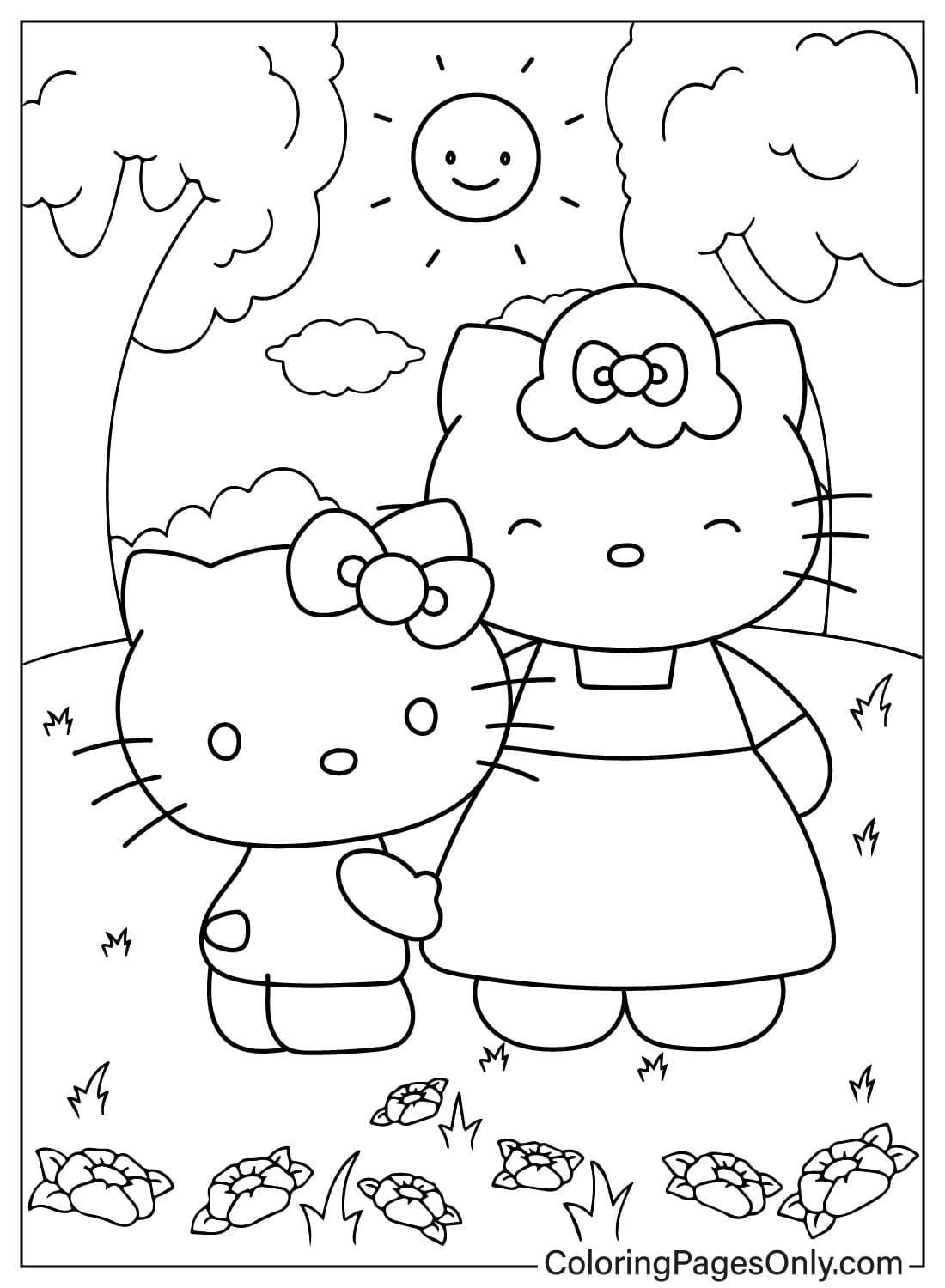 Hello Kitty Mère et Enfant de la Fête des Mères