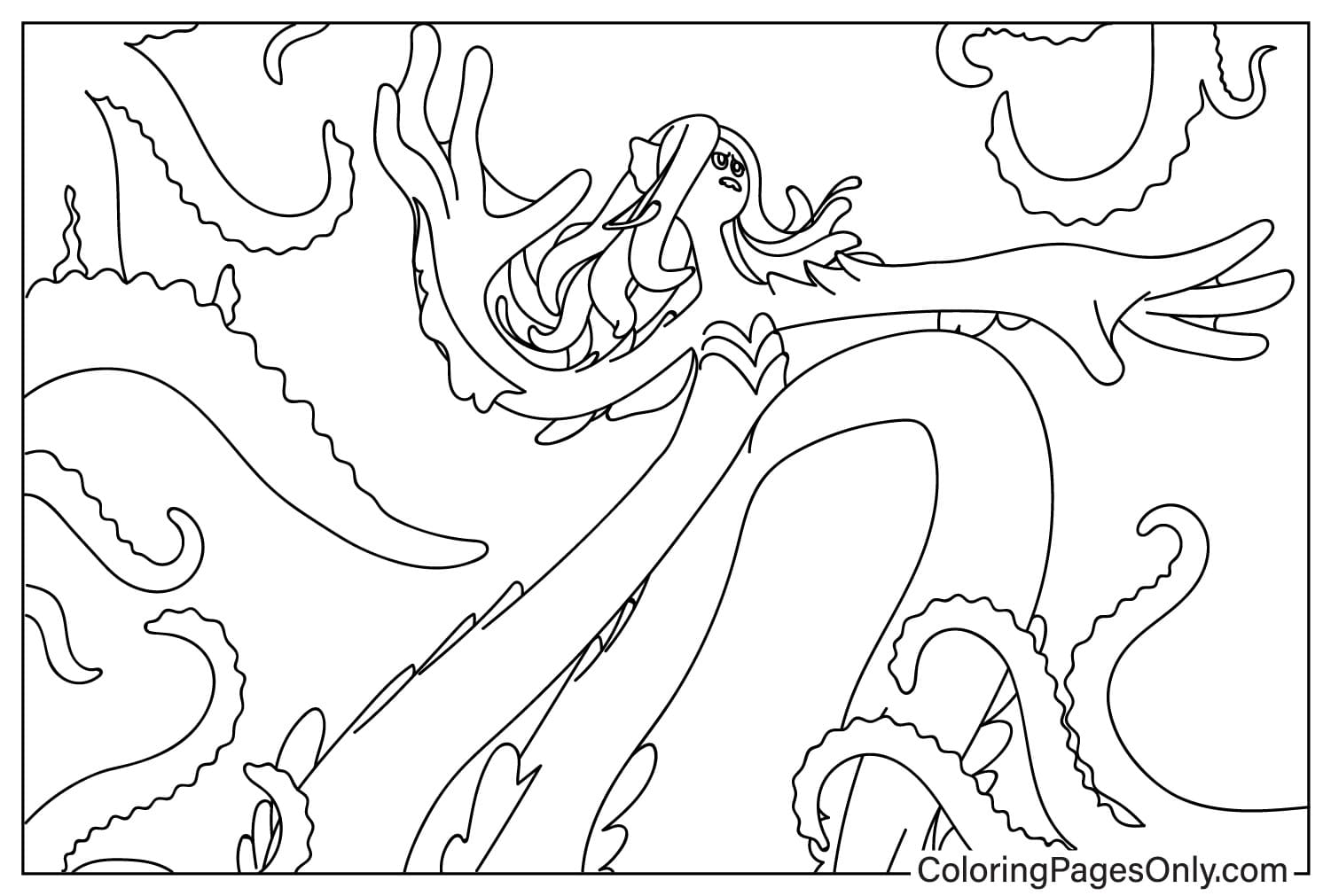 Images Ruby Gillman Coloring Page from Ruby Gillman Teenage Kraken