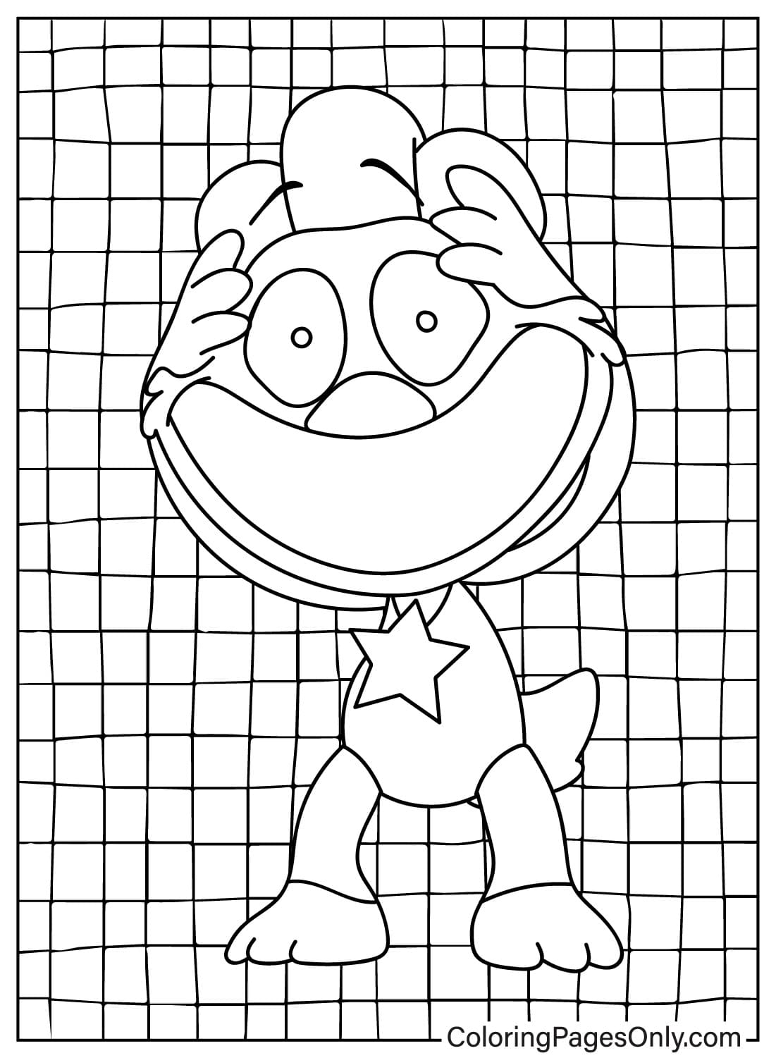 KickinChicken Scared Coloring Page from KickinChicken