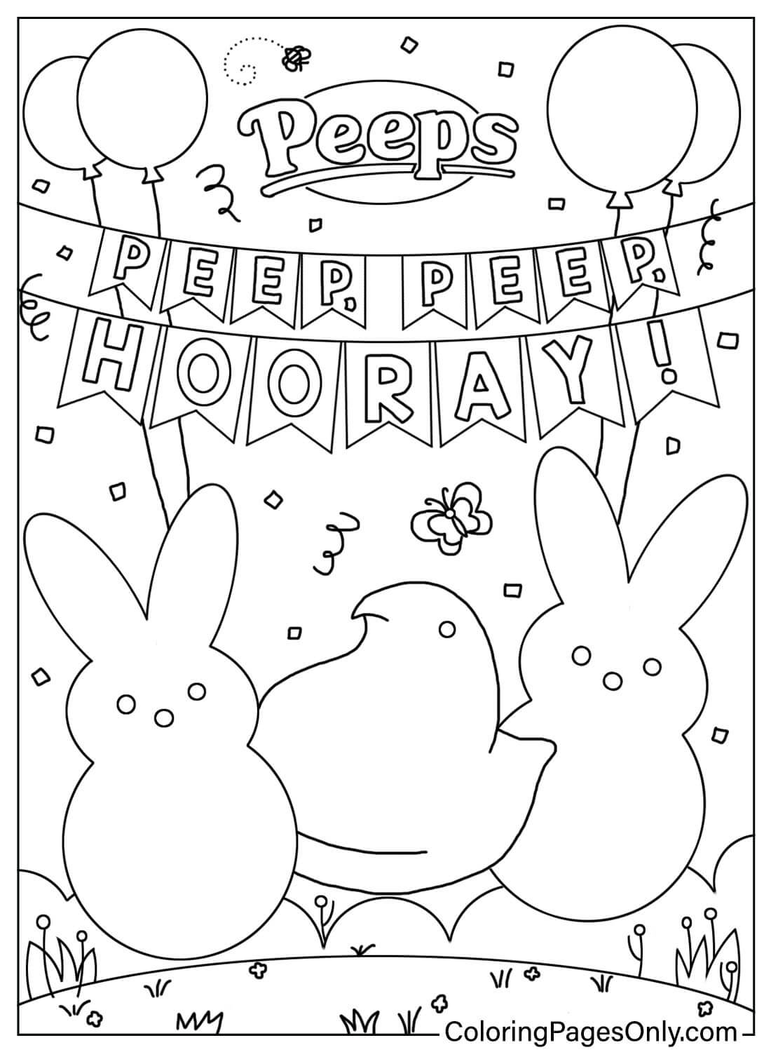 20 Peeps Coloring Pages Free Printable PDF Online Coloring 20 Peeps Coloring Pages Free Printable PDF Online Coloring