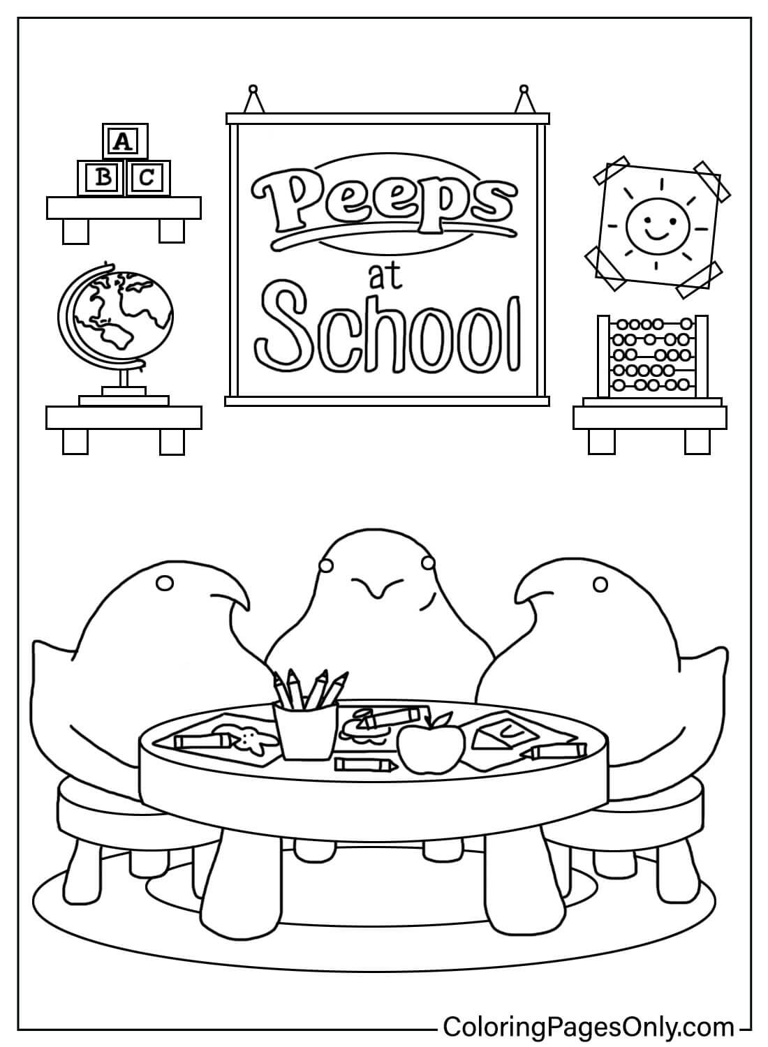 Peeps a scuola da Peeps