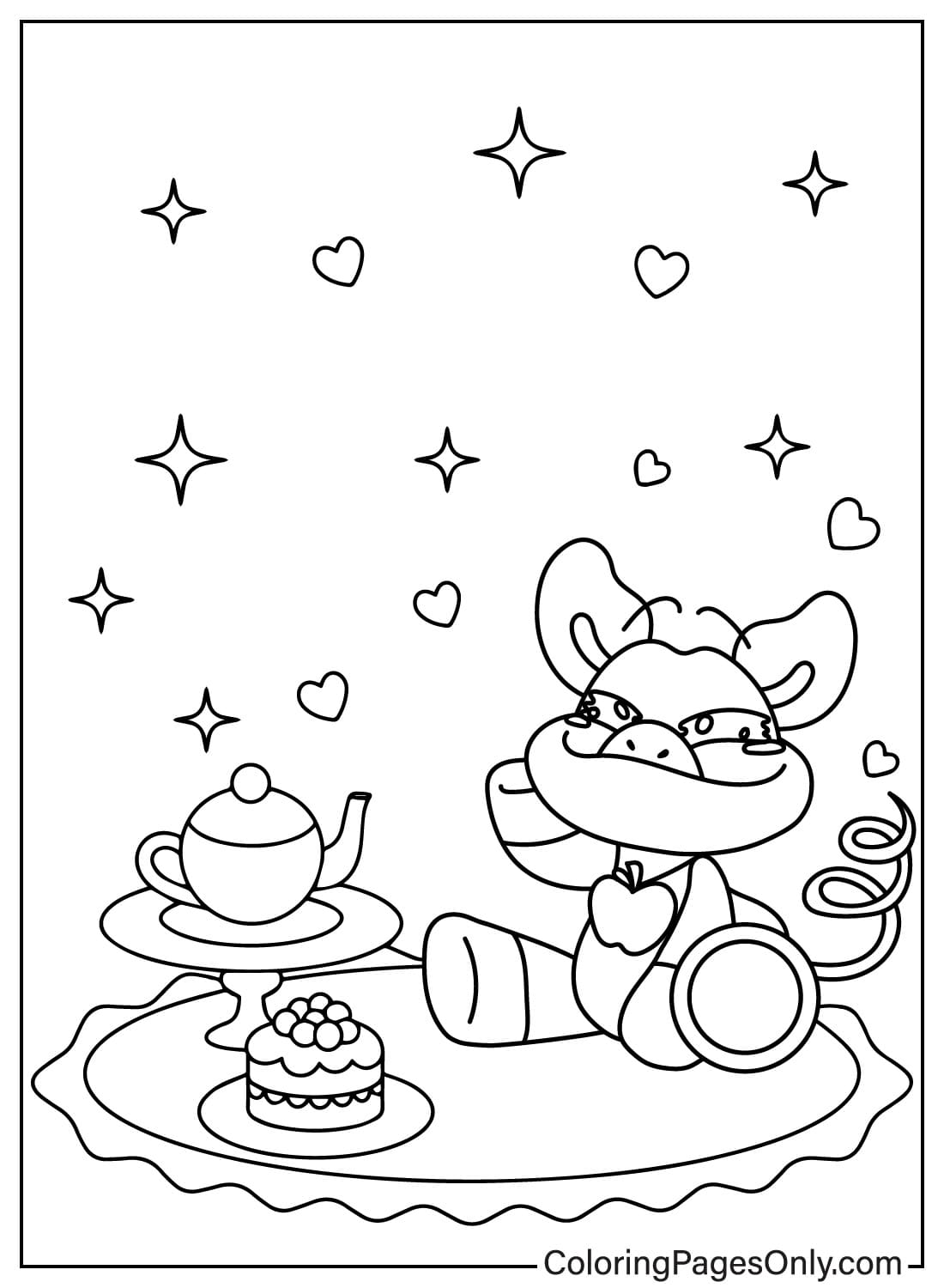 Pictures PickyPiggy Coloring sheet from PickyPiggy