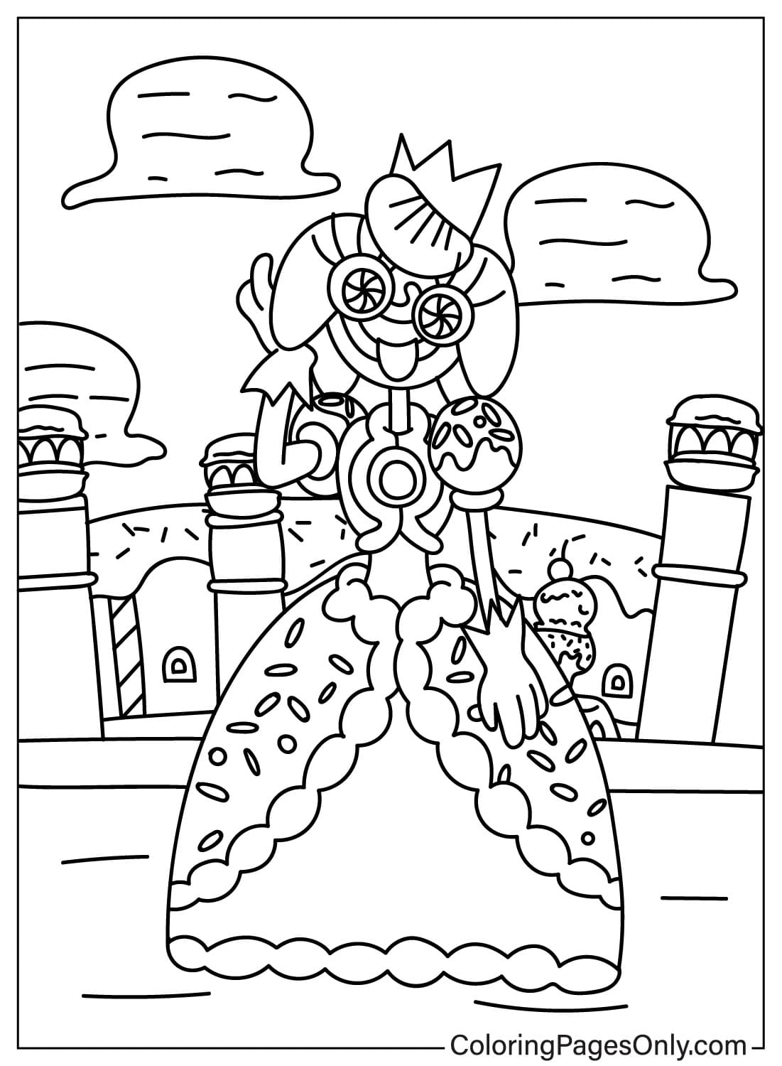 Pictures Princess Loolilalu Coloring Page from Princess Loolilalu