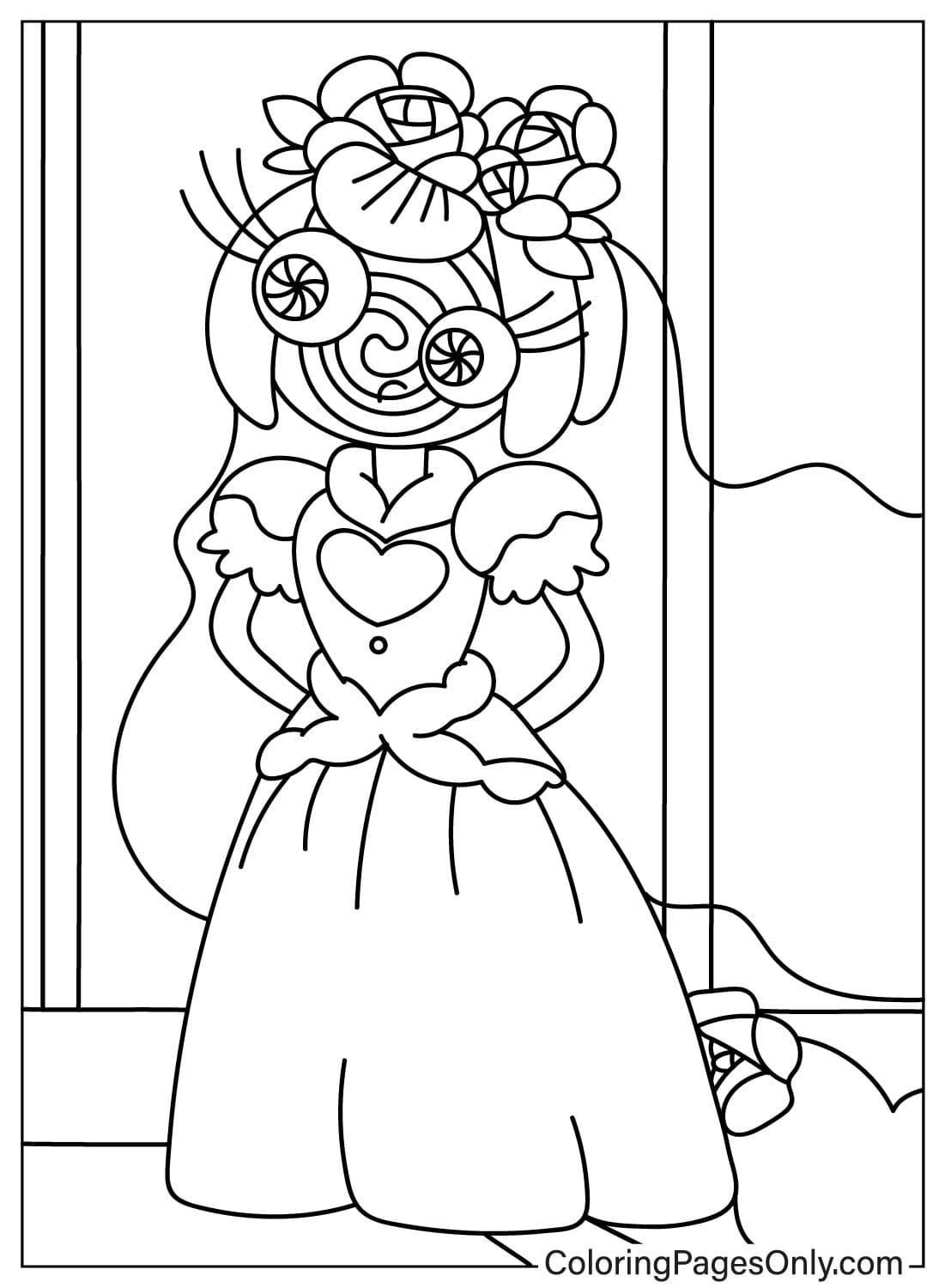 Princess Loolilalu Coloring Page for Adults from Princess Loolilalu