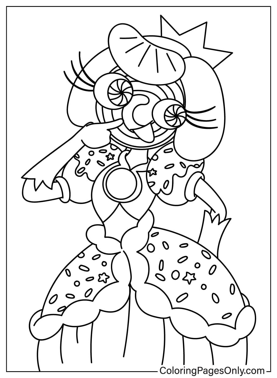 Princess Loolilalu Picture to Color from Princess Loolilalu