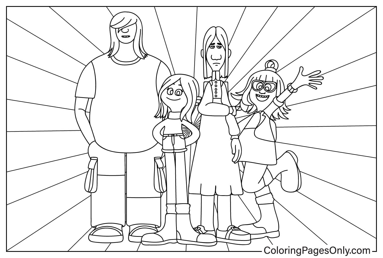 Ruby Gillman Teenage Kraken Coloring Page from Ruby Gillman Teenage Kraken