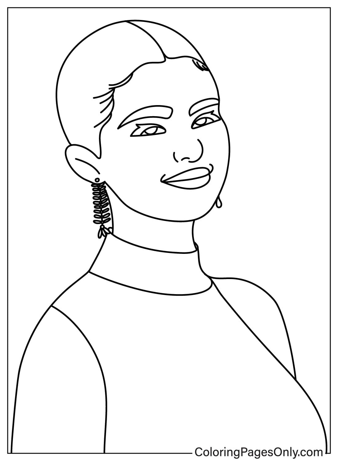 Selena Gomez Coloring Pages to Download from Selena Gomez