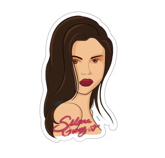Dibujos para colorear de Selena Gomez esty 3