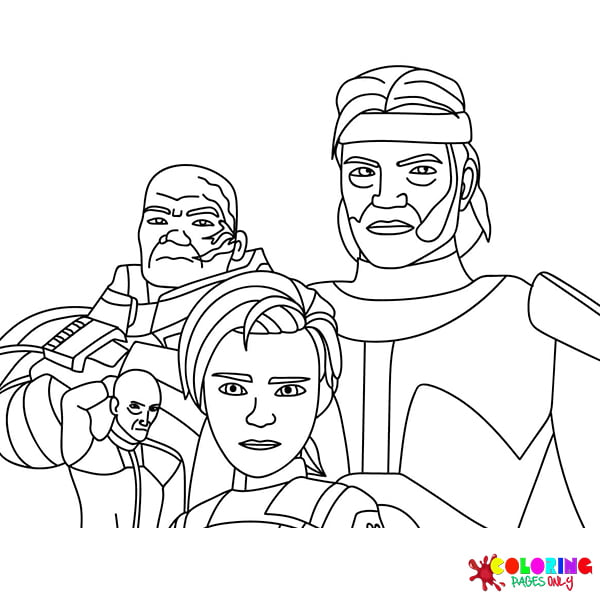 Star Wars The Bad Batch Season 3 Coloring Pages