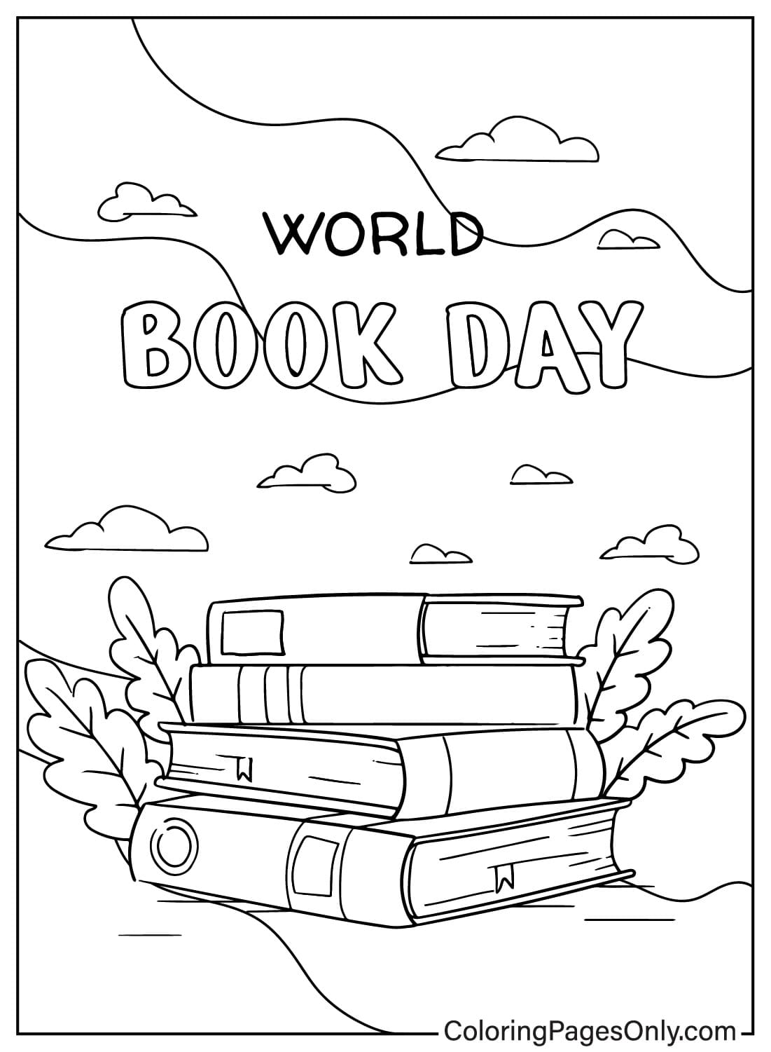 أوراق ملونة لليوم العالمي للكتاب من اليوم العالمي للكتاب