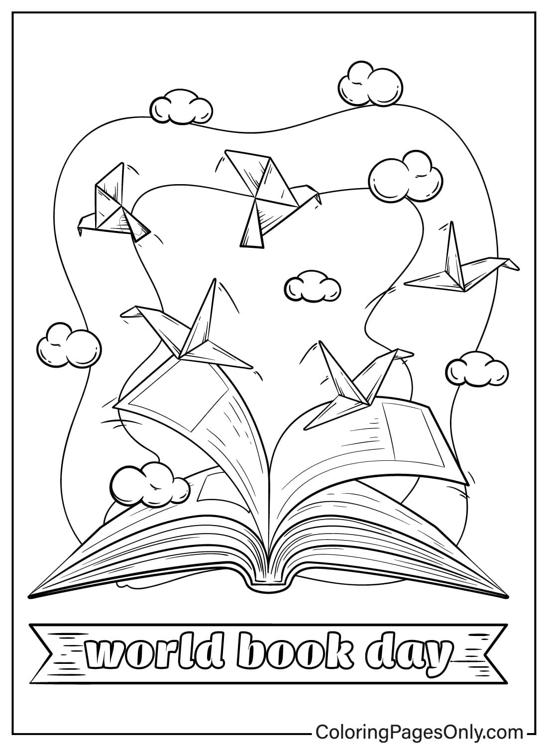 World Book Day Coloring Sheet from World Book Day