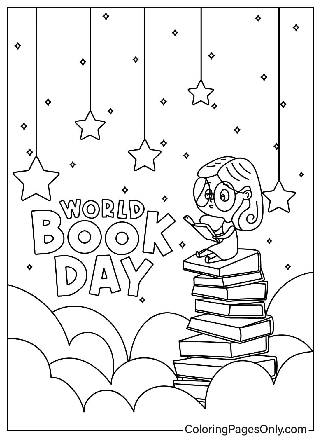 World Book Day Images to Color from World Book Day