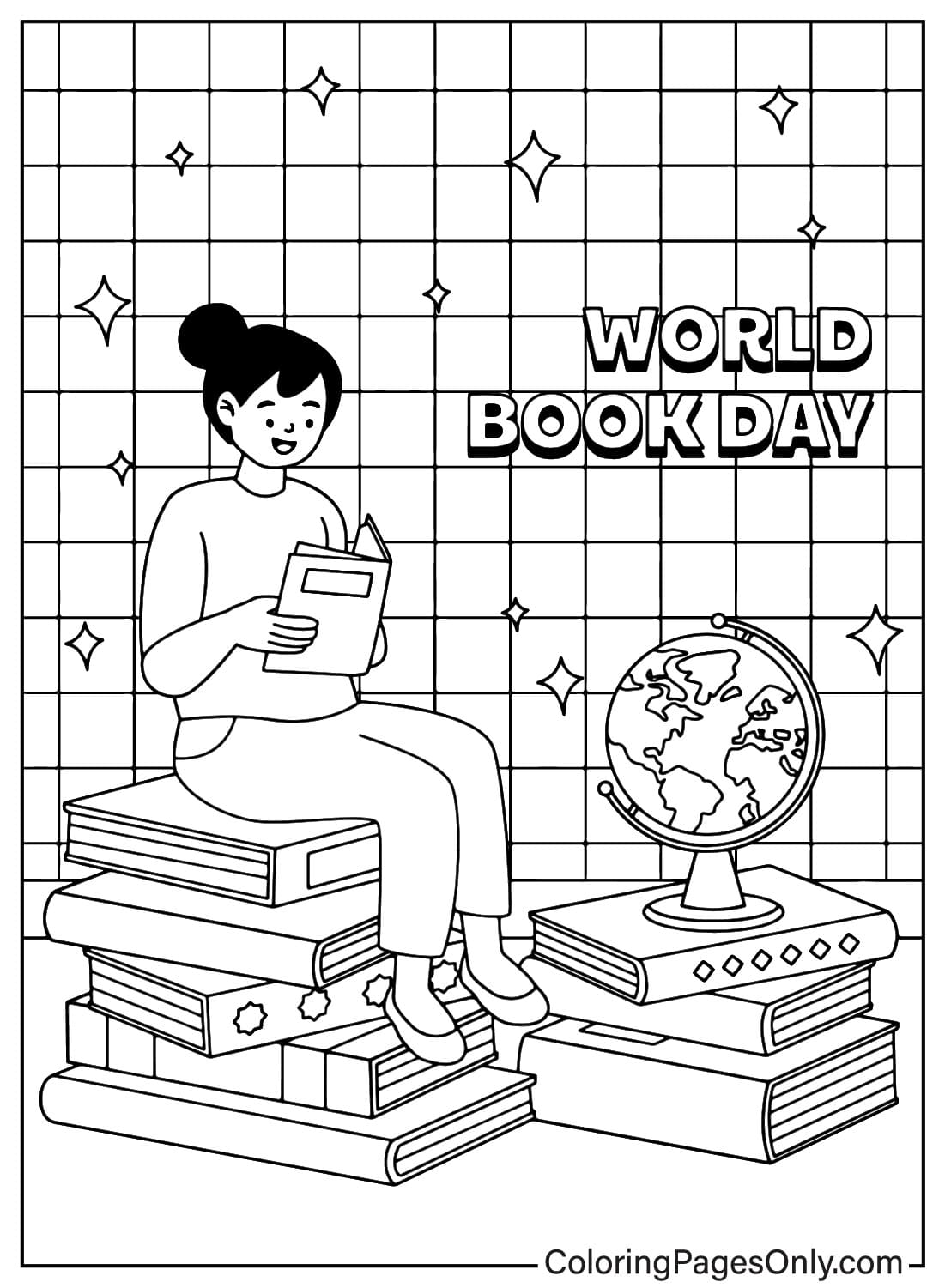 World Book Day To Color Free Printable Coloring Pages