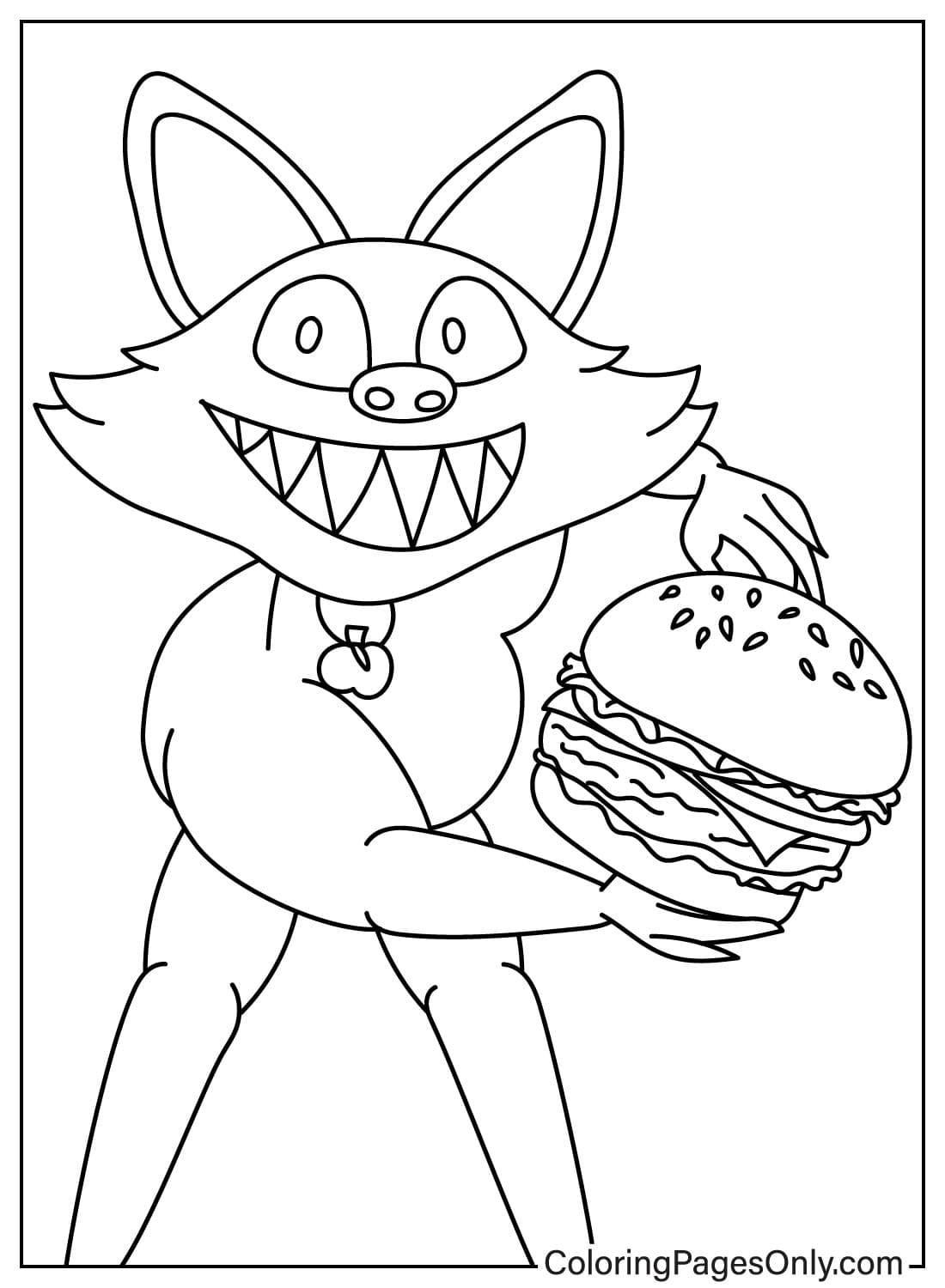 Zoonomaly Coloring Page JPG from Zoonomaly
