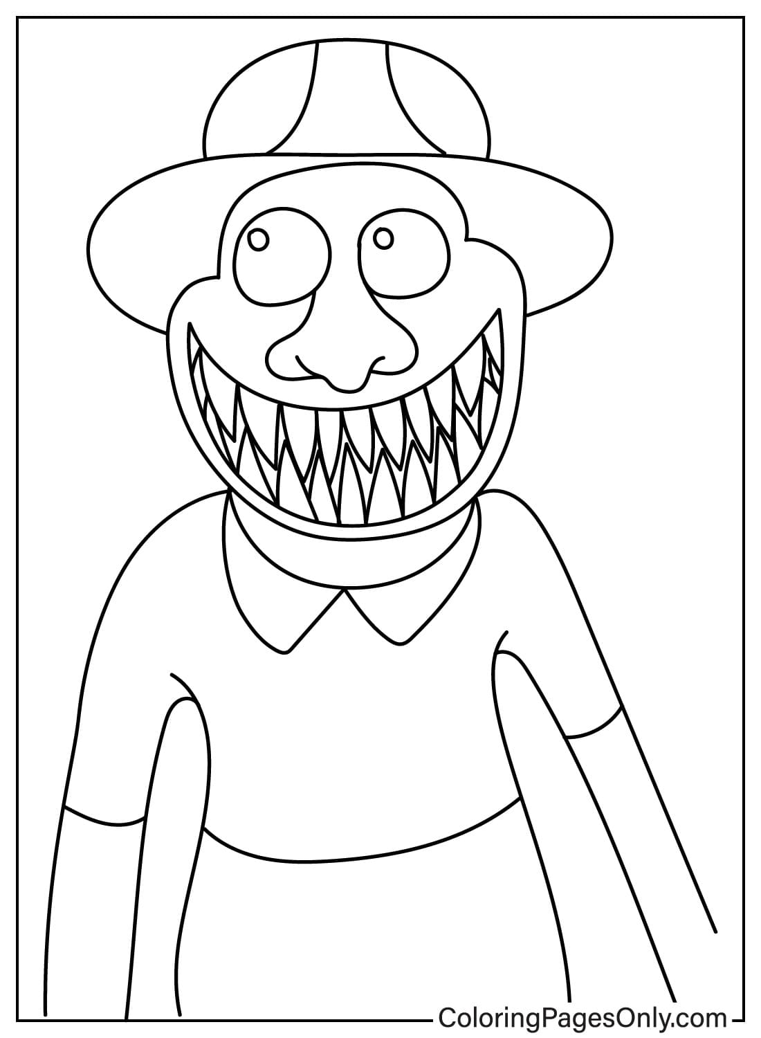 Zoonomaly Coloring Page from Zoonomaly