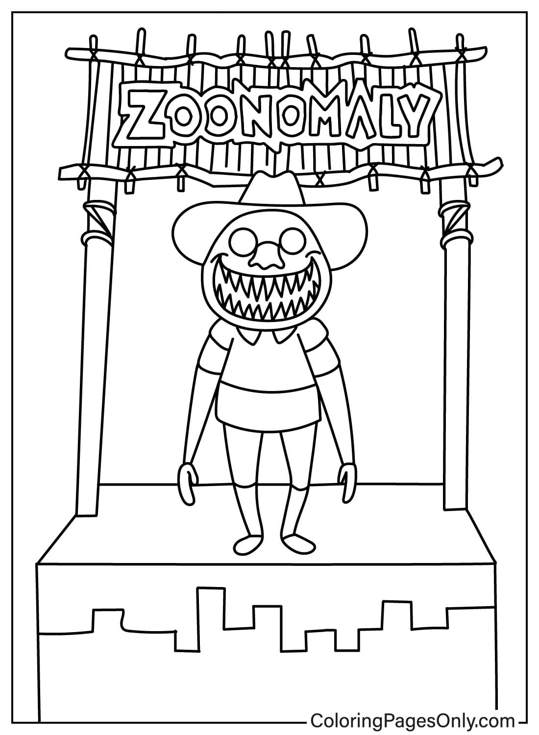 Imagens de zoonomalia para colorir a partir de zoonomalia