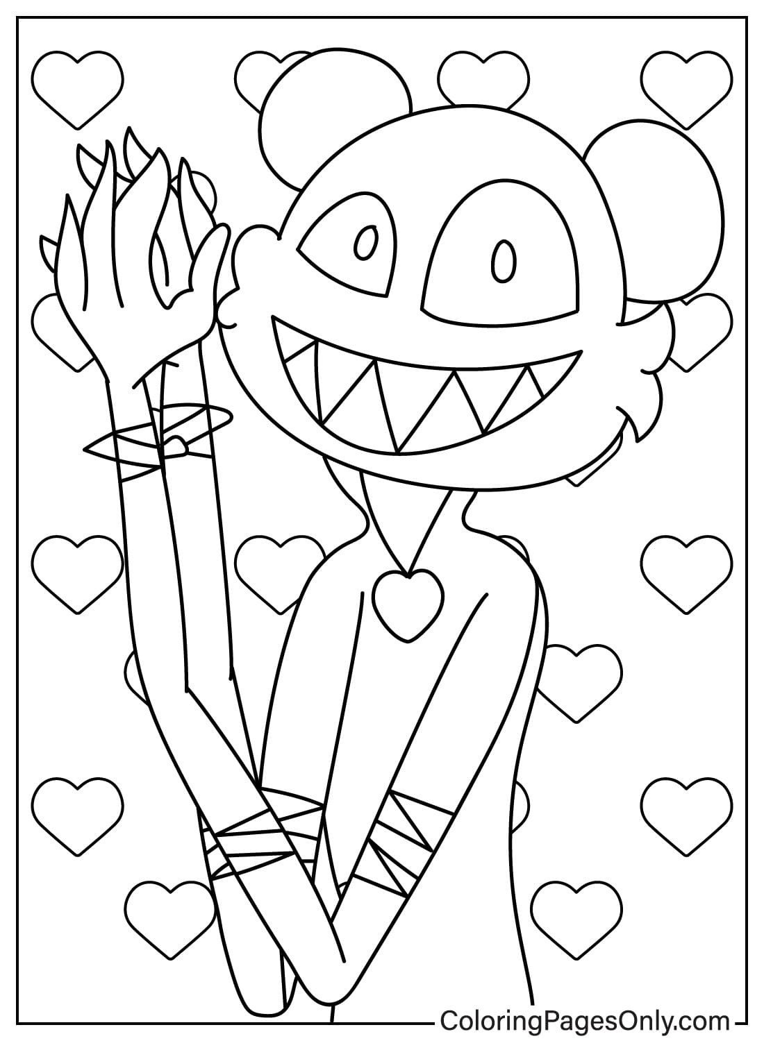 Zoonomaly x Bobby BearHug Coloring Page from Zoonomaly