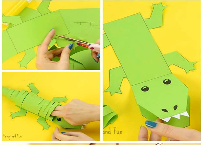 Alligator Coloring Pages craft 1