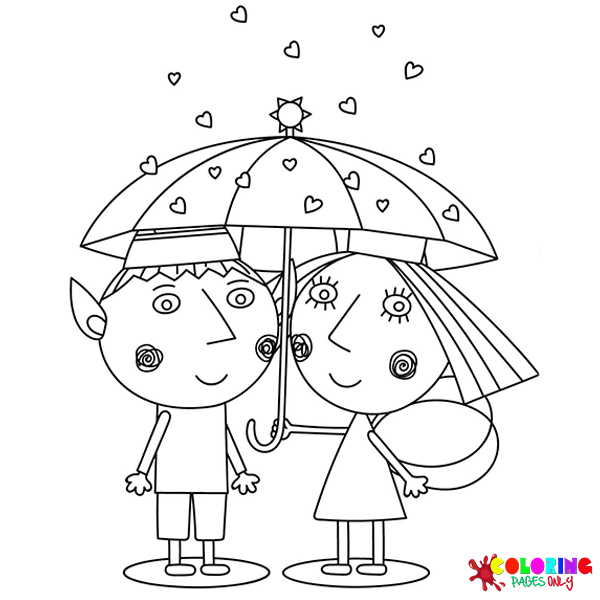 Ben and Holly Coloring Pages