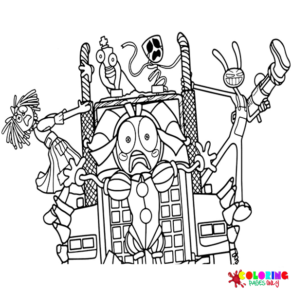 Candy Carrier Chaos Coloring Pages